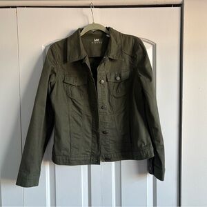Lee Women's Dark Green Jean Jacket